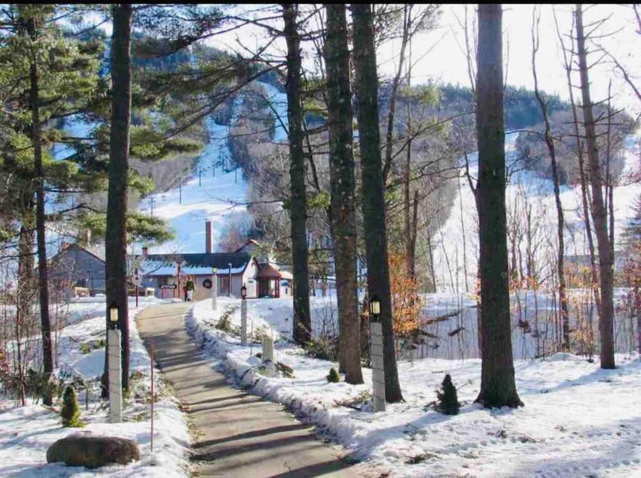 Attitash Mountain Village Studio - Slope View - Ski - Storyland 巴特利特 外观 照片