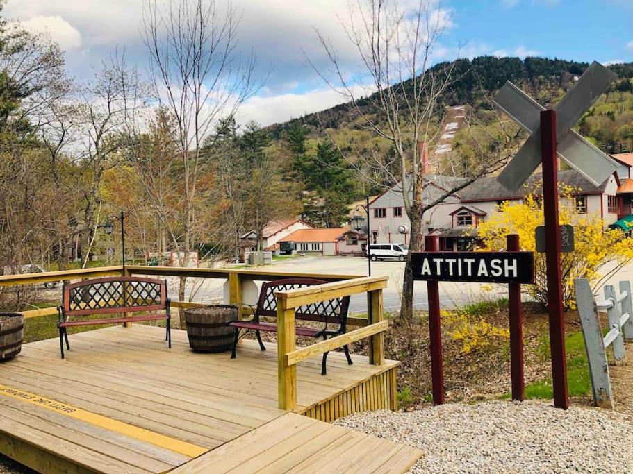 Attitash Mountain Village Studio - Slope View - Ski - Storyland 巴特利特 外观 照片